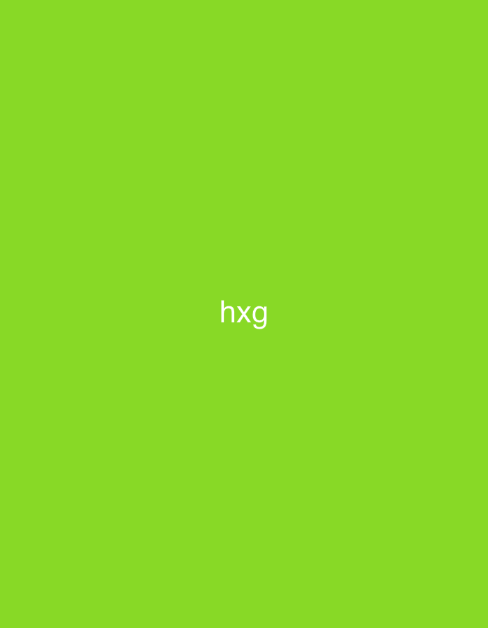 The image displays a solid lime green background with the white lowercase letters "hxg" centered within the frame. The content is entirely graphic, showing no physical environment, objects, people, or actions, and provides no visual information to indicate a location in the city of Casablanca, Morocco, or any other specific geographical area.