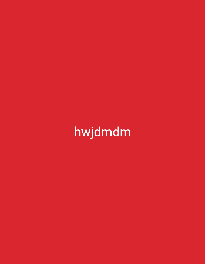 The image displays a solid red background with the white text "hwjdmdm" centered horizontally. No other objects, people, or environmental details are visible. The location in the city of Nsugpe, Nigeria, is not discernible from the provided image.