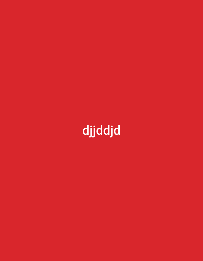 A solid red background fills the image with the text "djjddjd" in white lettering centered horizontally and vertically. There is no indication of the location being Yerevan, Armenia, or any other city. The image contains no people, subjects, objects, actions, interactions, or identifiable environment beyond the red background and the text.