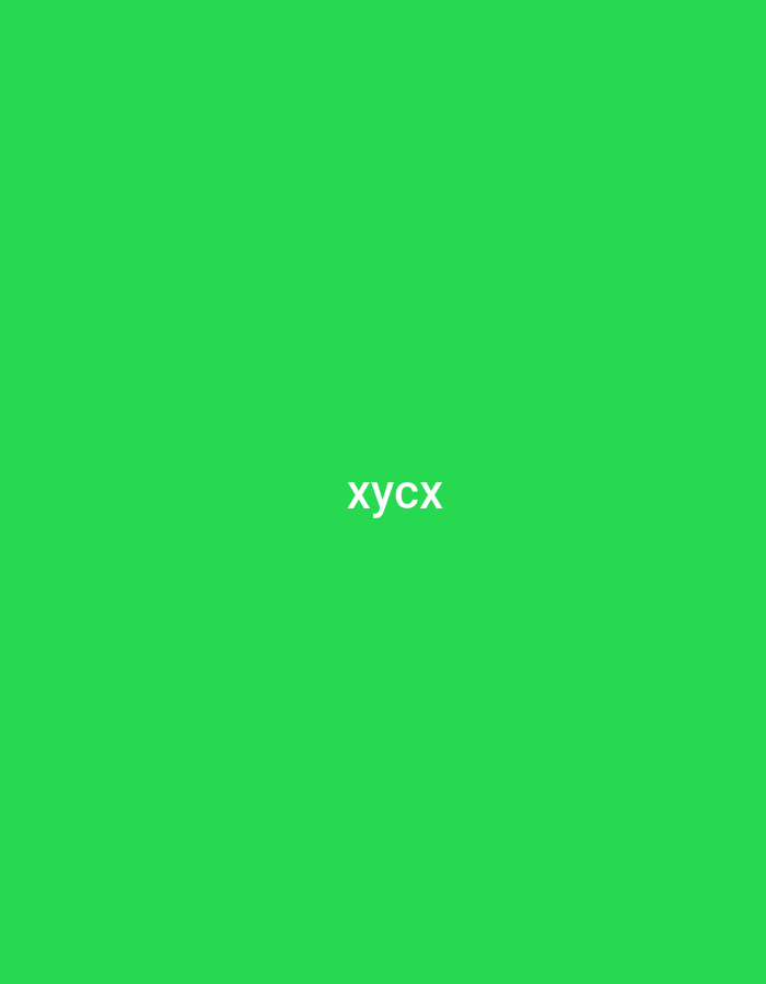A green background with the white text "xycx" in the center. There is no indication of location or any other discernible objects.