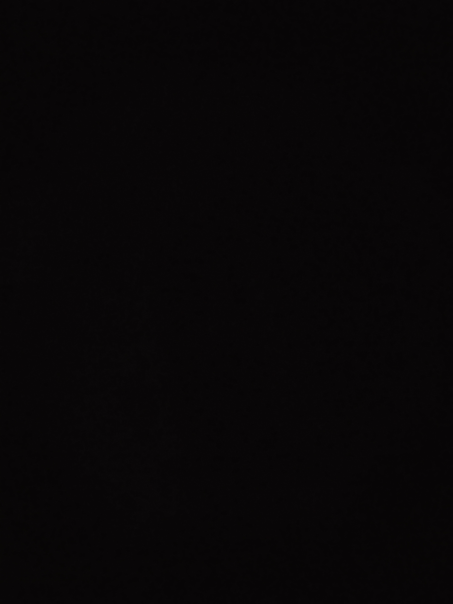 The image is entirely black, indicating no visible content or light. Therefore, no description of the scene, location, or subjects can be provided.