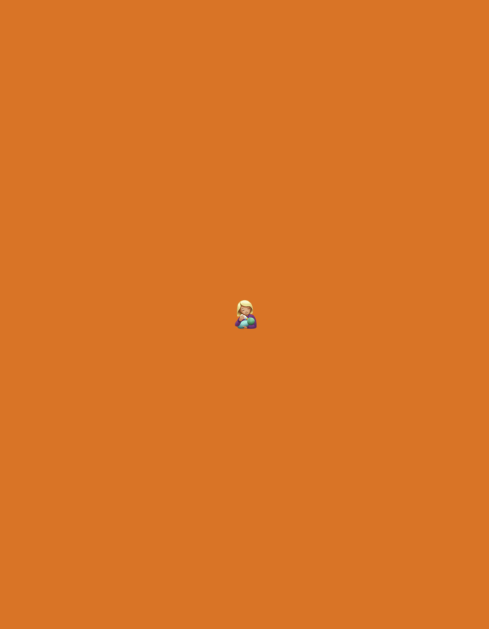 A small, stylized illustration of a person with blonde hair is positioned centrally against a plain orange background. The person appears to be sitting or crouching, with their arms wrapped around their knees and their head bowed. They are depicted wearing a purple garment. The illustration is the sole discernible element in the image, with no discernible environment or context provided. The image does not contain any information about the city of Moscow, Russia.
