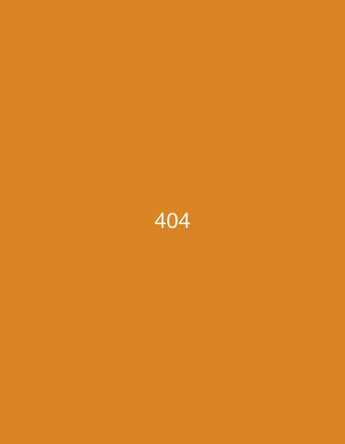 The image shows a solid orange background with the number "404" centered in white text. There are no people, subjects, objects, actions, interactions, or environmental details visible in the image. The location in the city of Jalingo, Nigeria, is not discernible from the image itself.