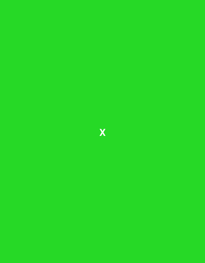 The image is a green square with a white "X" in the center. There is no indication of any location, including Yerevan, Armenia. There are no people, subjects, objects, actions, interactions, or other environmental details present in the image other than the color and the letter.