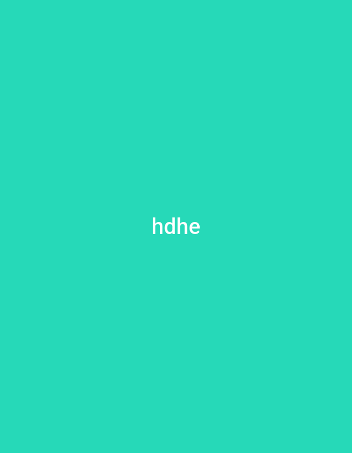 The image displays a solid, vibrant teal-colored background. Centered horizontally, the word "hdhe" is written in white, lowercase, sans-serif text. There are no other subjects, objects, or activities depicted. The scene is monochromatic and lacks any discernible setting, time of day, weather conditions, or emotional cues.