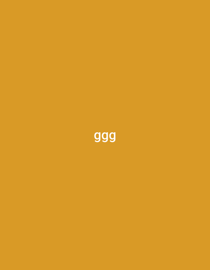 The image displays a plain, solid-colored background, best described as mustard yellow or golden brown. Centered on this uniform background are three lowercase 'g' characters, rendered in white text. There are no other discernible subjects, such as people or objects, present in the image. No activity or event is taking place. The image lacks any specific visual details that would indicate the time of day, weather conditions, or any location cues within its content. The provided location context is Yerevan, Armenia, but this information is not visually represented in the image itself.