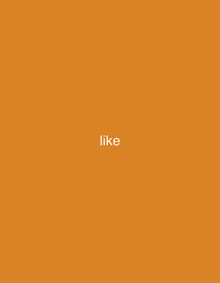 The image displays the word "like" in white text against an orange background. There are no people, subjects, objects, or actions depicted. The image does not provide any information about the city of Suwałki, Poland.