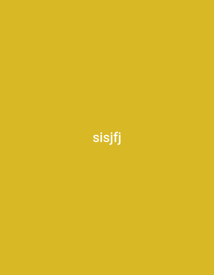 The image is a plain yellow background with white text that reads "sisifj" in the center. The text is horizontally aligned and positioned in the middle of the frame. There are no people, objects, or specific environmental features depicted in the image. The location of Jalingo, Nigeria is not relevant to the visual content of this image.