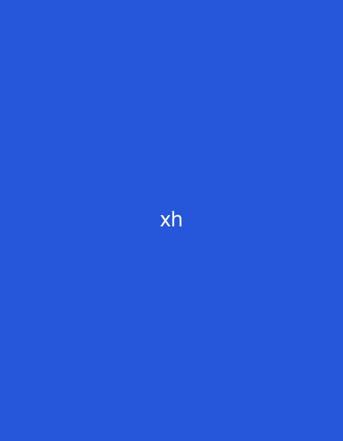 The image is a solid blue background with the text "xh" centered. There is no indication of a location in Yerevan, Armenia, or any other city, people, objects, actions, interactions, or environmental details beyond the blue background and the text "xh".
