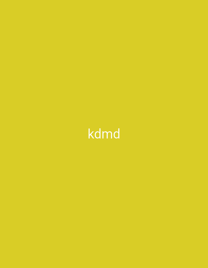 The image displays a solid, bright yellow background with no discernible objects, people, or specific scenes. The sole visual element is the text "kdmd" written in a white, sans-serif typeface, centrally positioned. There are no activities or events taking place, nor are there any indications of time of day, weather conditions, or specific location cues within the image itself. While the location context is provided as Yerevan, Armenia, the image contains no visual elements or landmarks that support or represent this geographical setting. The background is uniformly colored without gradients or textures.