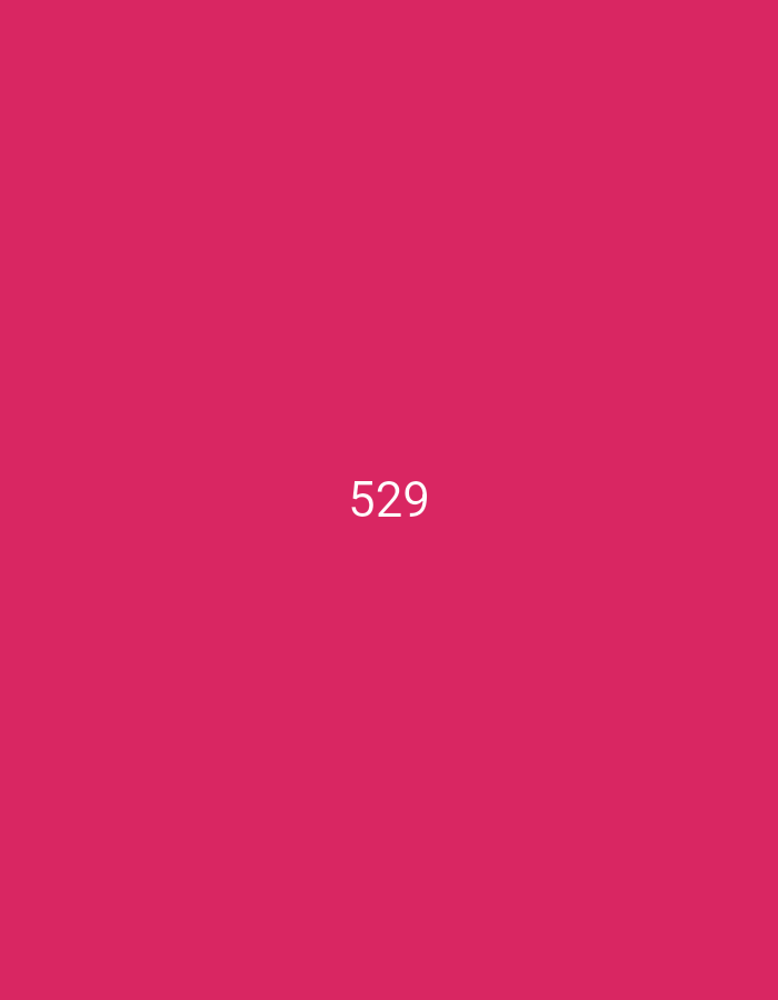 The image shows the number "529" in white text, centered horizontally and vertically on a solid pink background. There are no people, objects, or environmental details present in the scene.