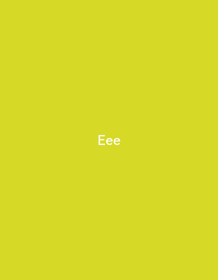 A plain chartreuse background with the word "Eee" written in white letters in the center. There is no indication of the city of Pokrovnik, Bulgaria or any other location.