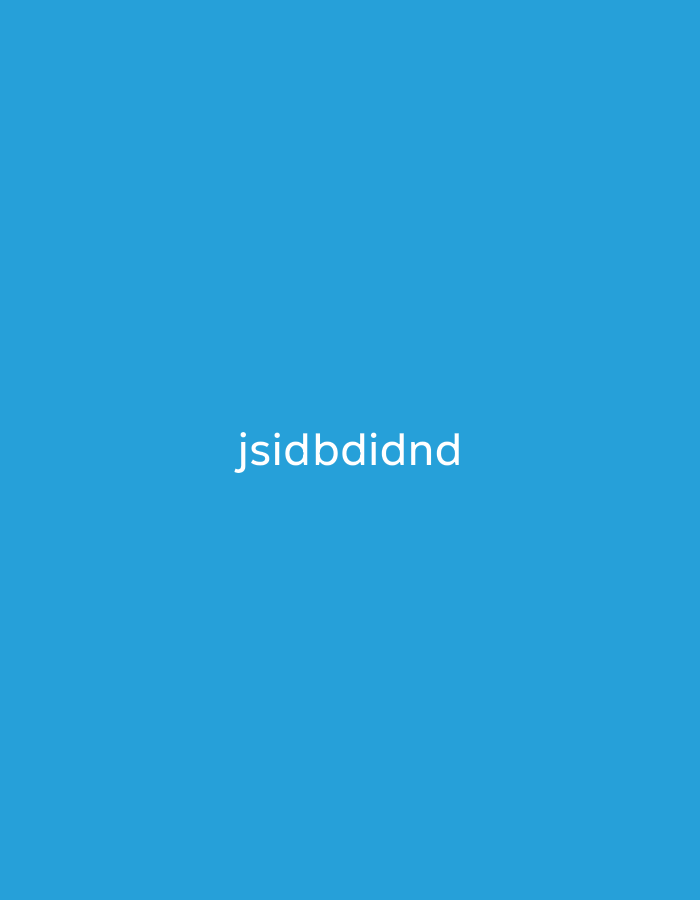 The image is a solid blue background with white text in the center that reads "jsidbdidnd". There are no other objects, people, or environmental details present in the image. The location in the city of Tempuran, Indonesia, is not discernible from the provided image.