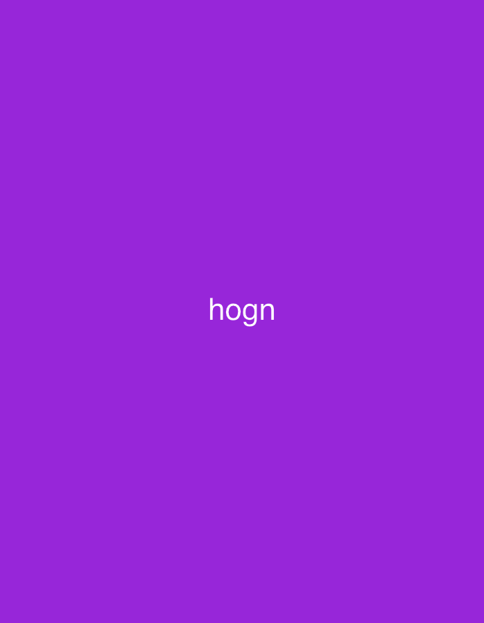 The image features a solid, vibrant purple background. Centrally positioned on this background, the word "hogn" is displayed in clear, white, sans-serif lowercase letters. There are no other subjects, objects, or activities depicted in the image. It is a simple digital graphic with no discernible time of day, weather conditions, or specific location cues within the visual content itself. The visible text is "hogn". The provided context indicates the location as Vagharshapat, Armenia.