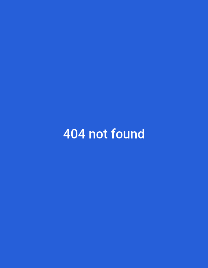 The image displays the text "404 not found" centered on a solid blue background. There are no other discernible objects, people, or environmental details present. The location in the city of Mriyan, Indonesia, is not indicated or visible in the image.