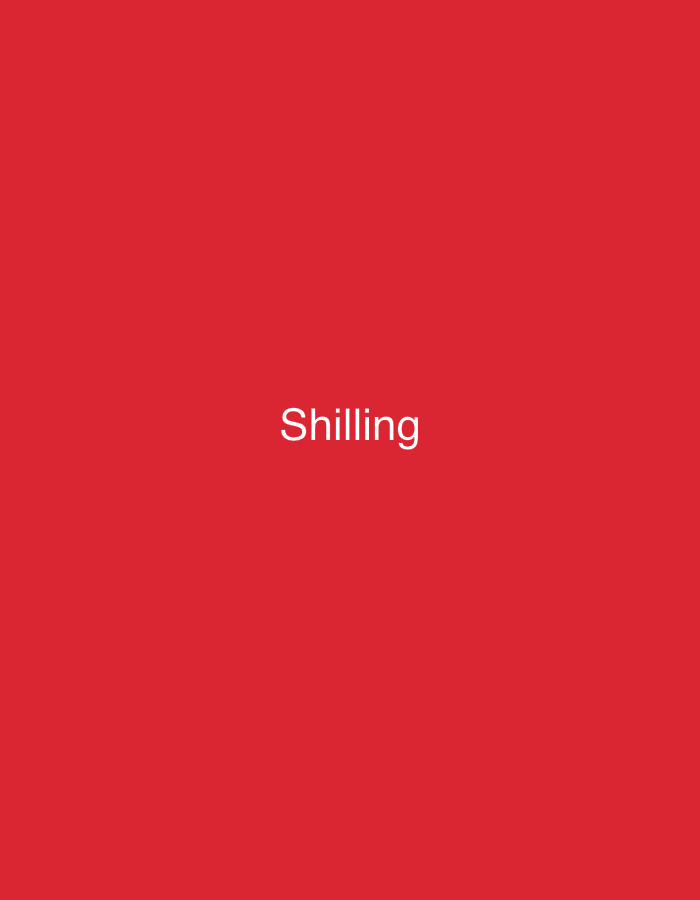 The image is a solid red background with the word "Shilling" written in white text in the center. There are no discernible features of the city of Shumen, Bulgaria, in this image.