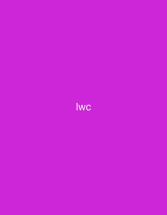 The image displays a uniform magenta background. Centered horizontally and slightly below the vertical midline of the image, the lowercase letters "lwc" are rendered in white, sans-serif text. No discernible people, subjects, objects, actions, interactions, or environmental features that would indicate a location in the city of Casablanca, Morocco, or any other specific urban or natural setting, are present within the frame.