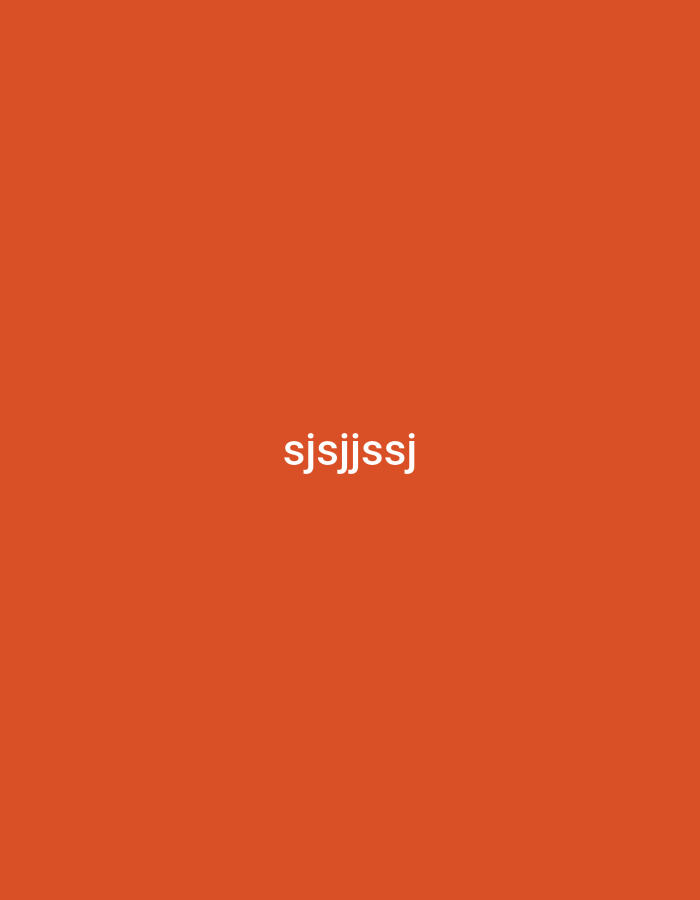 The image is a solid orange background with the white text "sjsjjssj" centered in the frame. No location is discernible.