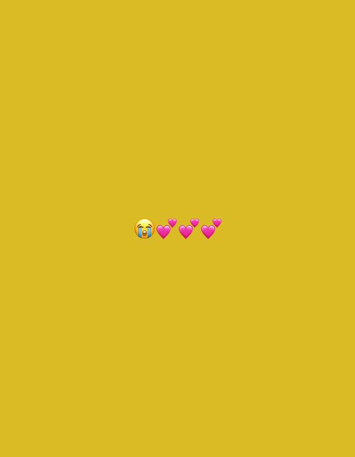 This media file features a simple graphic composition on a solid mustard yellow background. The primary subjects are emojis. On the left, there is a "Loudly Crying Face" emoji (😭), depicted with yellow skin, furrowed brows, open mouth, and large tears streaming down its cheeks. To the right of the crying emoji, there are four "Sparkling Heart" emojis (💖), arranged in a slight arc. These hearts are bright pink with white highlights, giving them a shimmering appearance.
There are no people or discernible objects beyond the emojis themselves. The scene is abstract, dominated by the uniform yellow background, offering no specific setting or location cues such as time of day, weather, or geographical features that would indicate Santa Ana, Venezuela. The activity taking place is static; it is a visual representation rather than a depiction of an event.
Notable details include the contrasting emotional expressions conveyed by the emojis: the crying face typically signifies intense sadness, overwhelm, or sometimes extreme positive emotion, while the sparkling hearts universally represent love, affection, or joy. The combination suggests a powerful emotional response, possibly overwhelming happiness, deep gratitude, or a bittersweet sentiment. There is no visible text in the image.