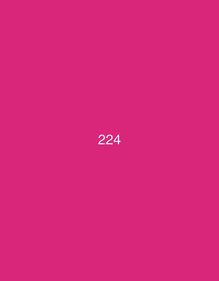 The image is a solid pink background with the number "224" in white text centered horizontally and slightly below the vertical center of the image. There is no discernible location in Đà Nẵng, Vietnam, or any other contextual information present.