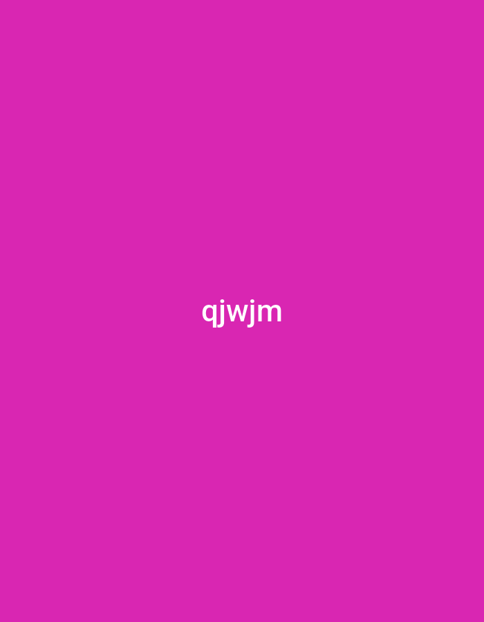 The image shows the word "qjwjm" written in white text in the center of a solid bright pink background. There is no indication of the city of Jalingo, Nigeria, or any other environmental or contextual details.