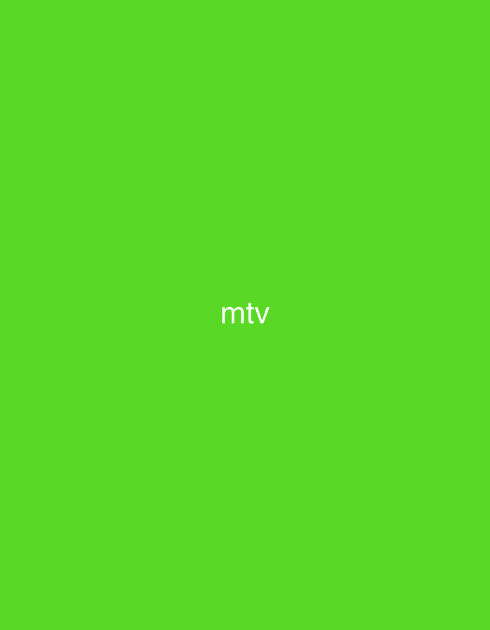 The image is a solid bright green background with the white text "mtv" centered horizontally and located in the lower half of the image. There is no indication of the city of Casablanca, Morocco, or any other specific location, people, or discernible actions.