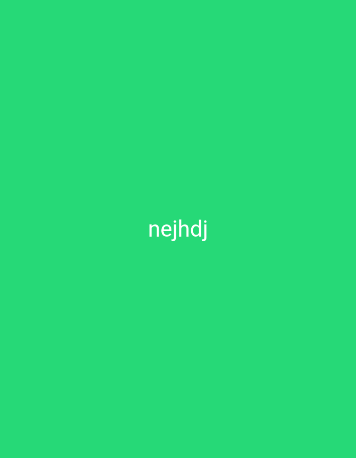 The image is a solid green background with white text in the center that reads "nejhdj". There are no people, objects, or any other discernible features present in the image. The location in the city of Nsugpe, Nigeria cannot be determined from this image.