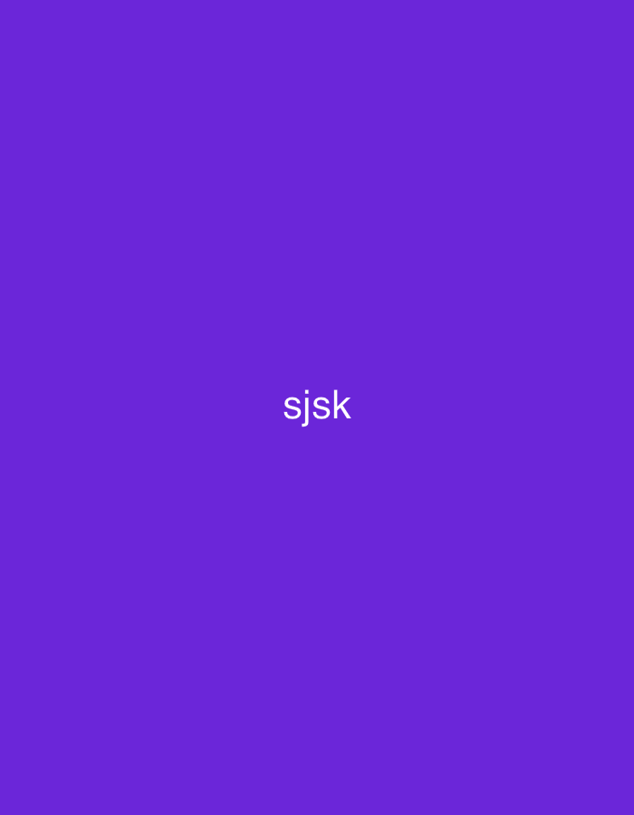 The image is a solid purple background with the white text "sjsk" centered horizontally and vertically. There is no discernible location in Casablanca, Morocco, or any other identifiable features.