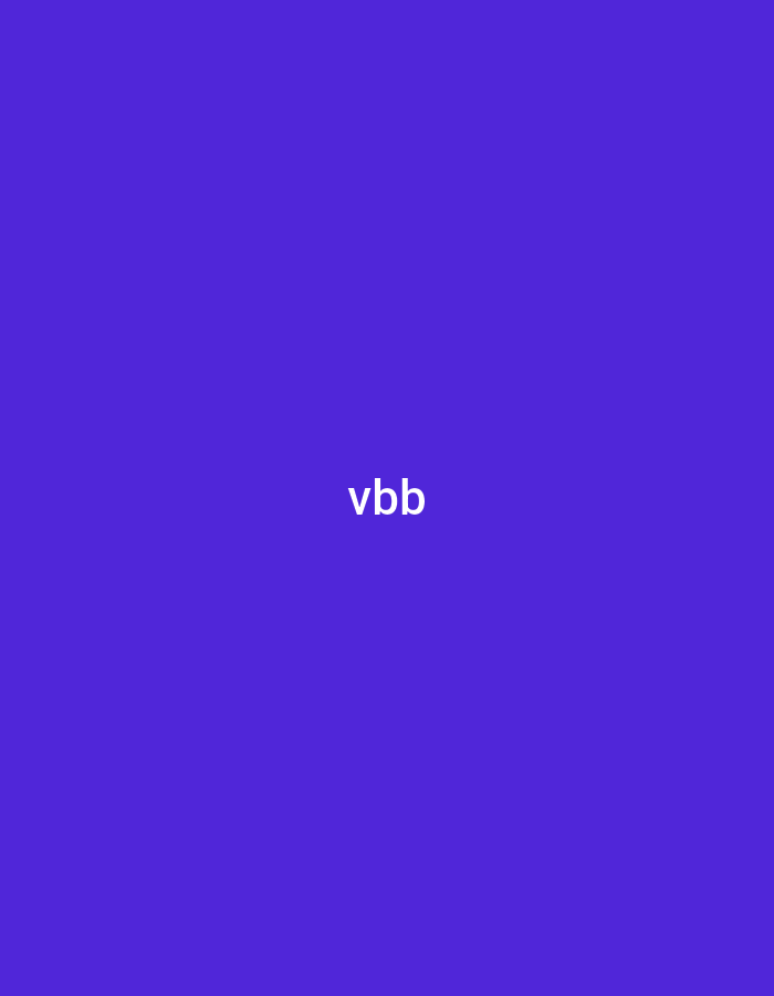 The image displays a minimalist graphic featuring a solid, uniform purple-blue background. Centered horizontally and vertically on this field is the white, sans-serif text "vbb". No people, objects, or activities are depicted within the frame. There are no environmental details, weather indicators, or time-of-day cues. The image is entirely abstract, providing no visual information about a specific location, including Yerevan, Armenia, despite the provided context. The visible text is "vbb".