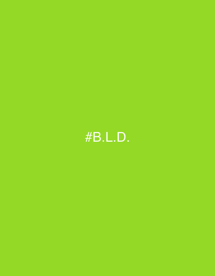 The image is a solid light green color with the text "#B.L.D." in white in the center. There is no indication of any location in Moscow, Russia, or any people, subjects, objects, actions, or interactions. It is a simple, abstract image.
