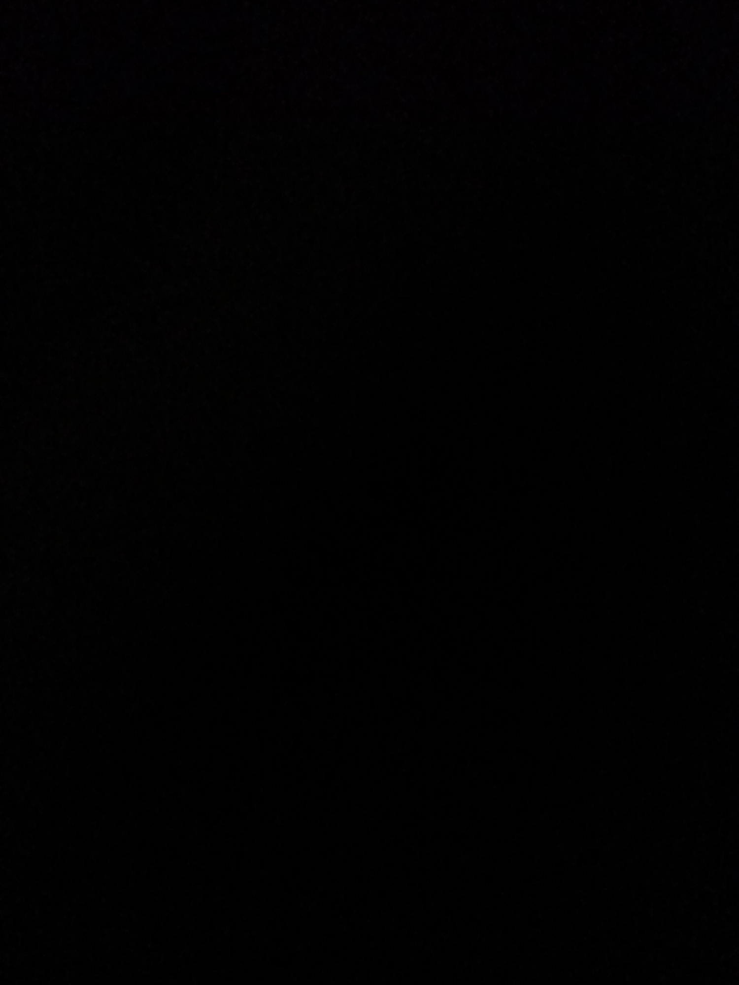 The image provided is entirely black, offering no visual information about subjects, activities, notable details, or text. Therefore, no description can be generated.