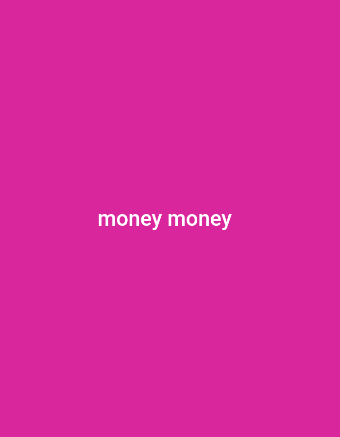The image shows a pink background with the words "money money" in white text centered in the frame. There is no evidence to suggest any location, including Plovdiv, Bulgaria.