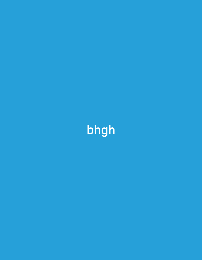 The image features a solid, vibrant blue background. Centered on this plain background, the text "bhgh" is displayed in white, lowercase letters. There are no other subjects, objects, or activities visible. The overall composition is minimalistic, focusing solely on the text against the monochromatic blue field.