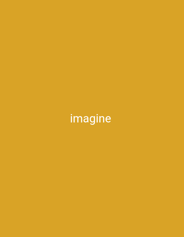 The image is a plain, solid yellow background with the word "imagine" in white text centered horizontally and in the lower half of the frame. There are no people, objects, actions, interactions, or environmental details present in the image. The location of Nsugpe, Nigeria is irrelevant to the content of the image.