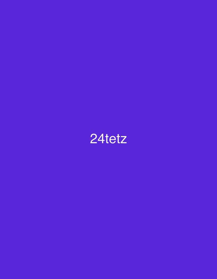 The image displays a solid, uniform purple background. Centrally positioned on this field is the white alphanumeric text "24tetz", rendered in a sans-serif font. No discernible environmental features, structures, animate subjects, inanimate objects, or actions are present within the visual frame. While the image content provides no specific visual cues for geographical placement, it is described within the contextual location of Casablanca, Morocco.