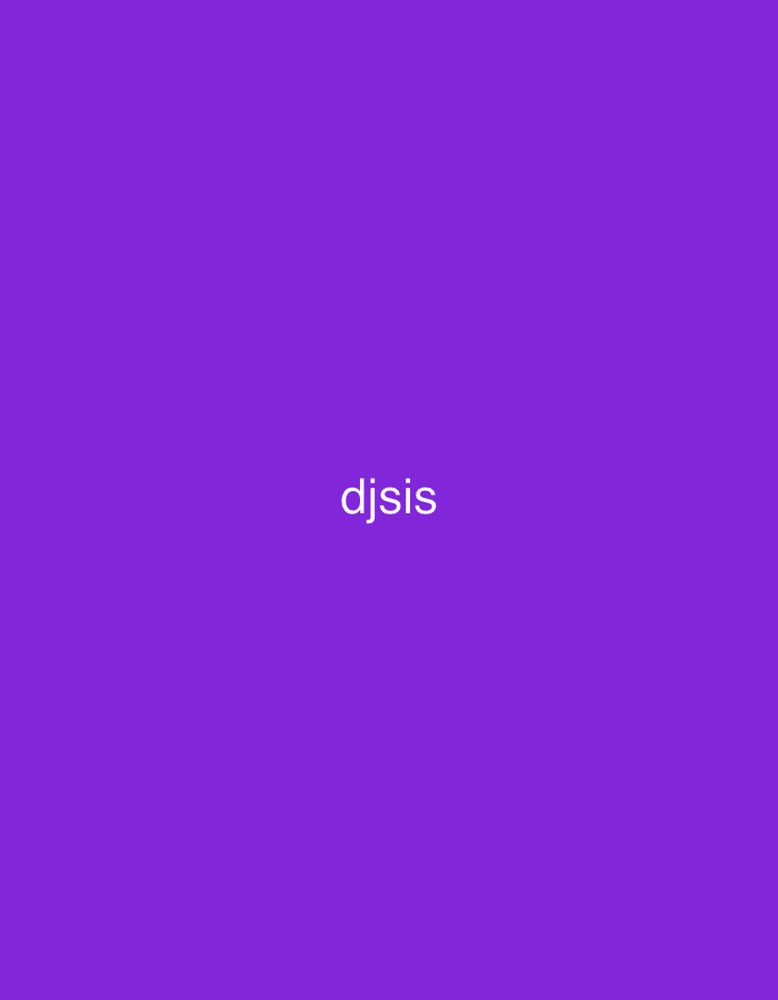 The image is a solid purple background with the word "djsis" in white text near the center. There are no indications of Yerevan, Armenia, or any other city. There are no people, subjects, objects, actions, interactions, or environmental elements other than the color and text.