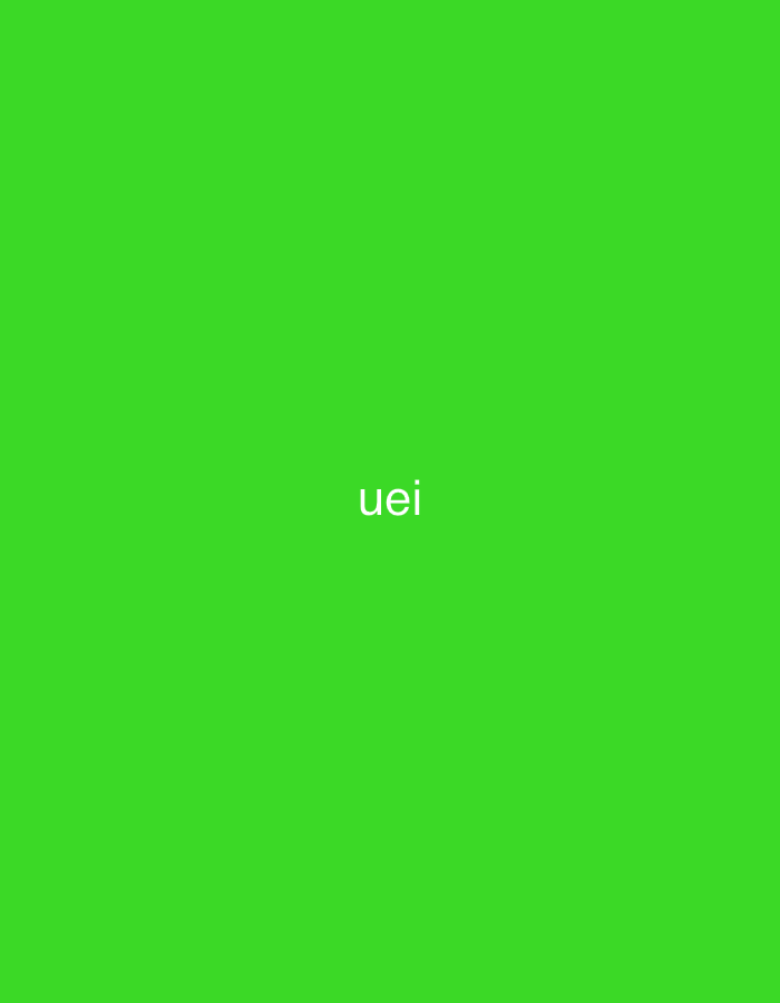 The image is a solid, bright green background with the text "uei" centered on the screen. There is no indication of a location in Yerevan, Armenia, or any other identifiable place. There are no people, subjects, objects, actions, or interactions visible in the image.