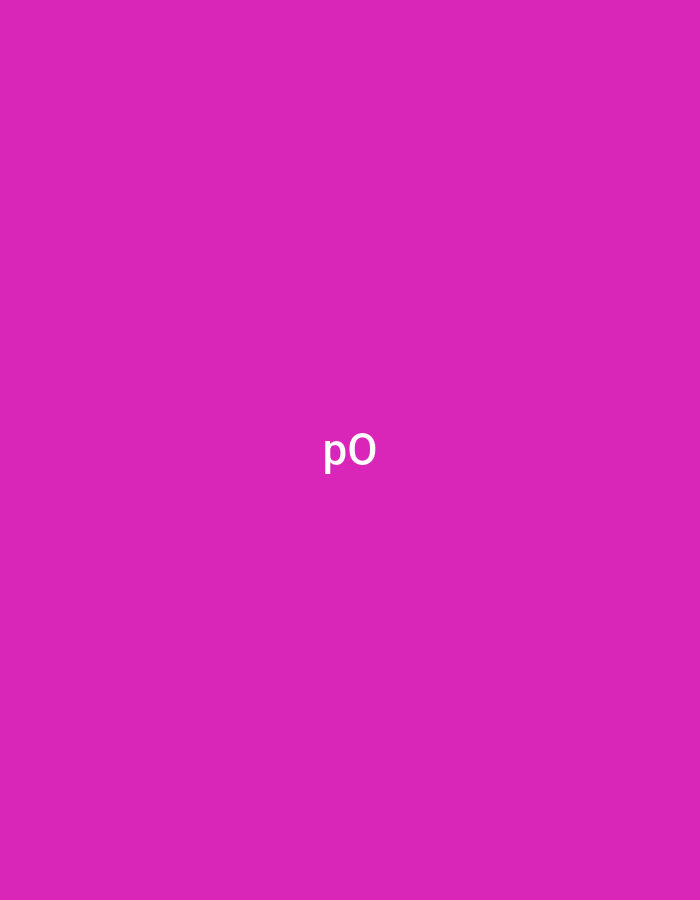 The image displays a solid, uniform magenta background. Centrally positioned on this background is white alphanumeric text, reading "pO". The 'p' is lowercase, and the 'O' is uppercase. There are no other identifiable subjects, objects, people, or environmental features present within the frame. No actions or interactions are depicted. The image provides no visual cues or contextual information to suggest a specific geographical location, such as the city of Casablanca, Morocco, or any other identifiable environment.
