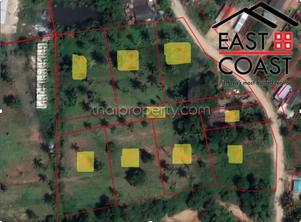 Huay Yai Land - Selection of Various Plots + Price