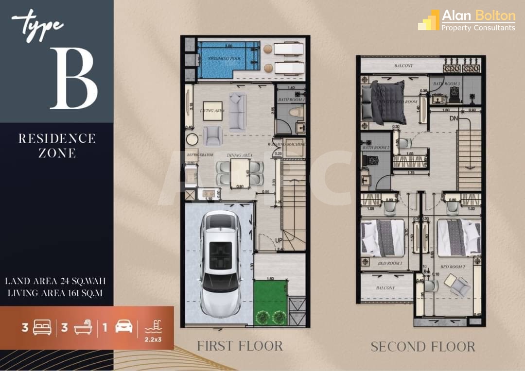 3 Bed 3 Bath House in North Pattaya photo 15