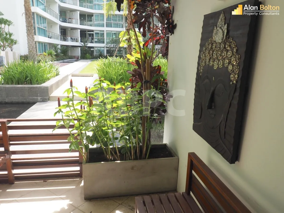 Beachfront Garden View 2 Bed - 2 Bath Condo in Wongamat