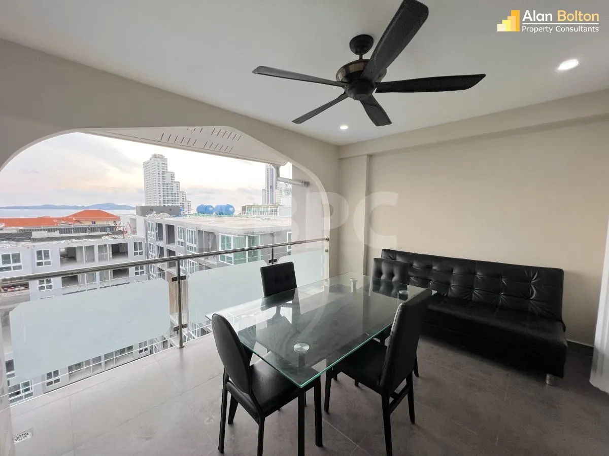 Ocean View 1 Bed 1 Bath Condo in Pratumnak