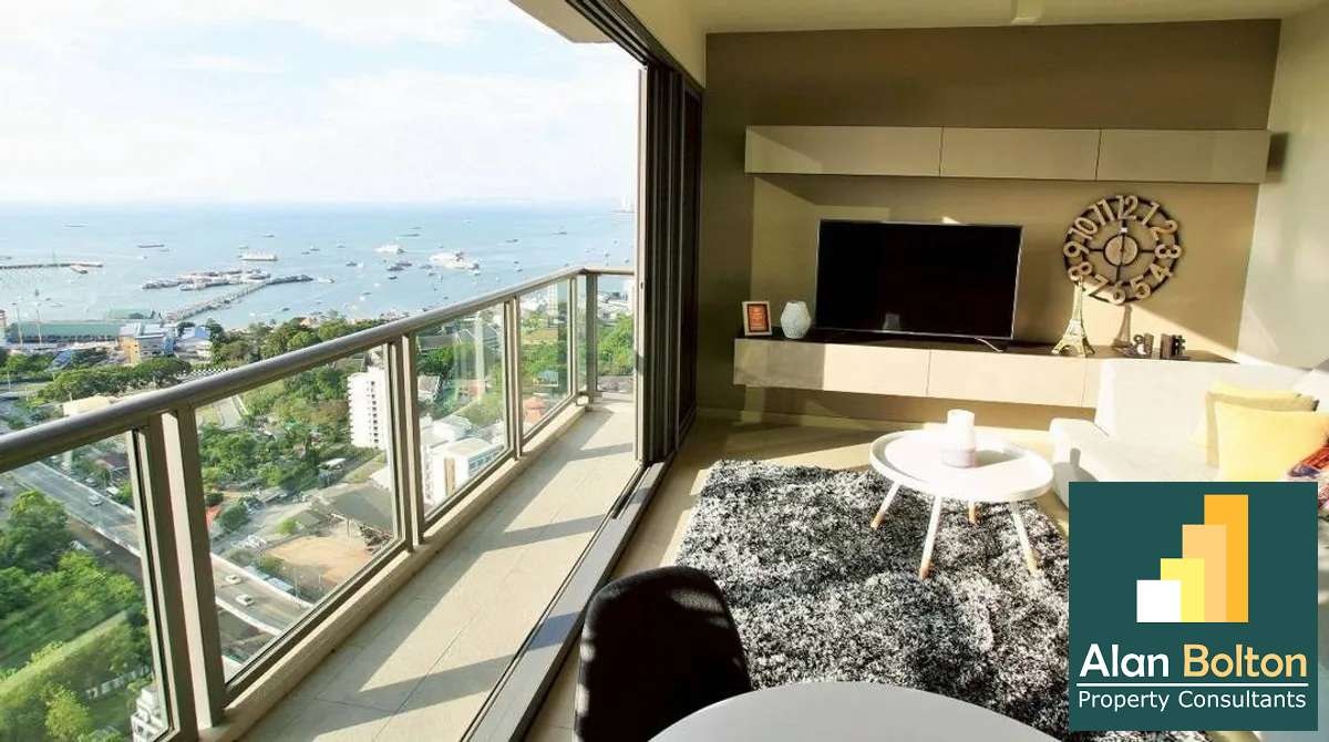 Ocean View 2 Bed 2 Bath Condo In South Pattaya