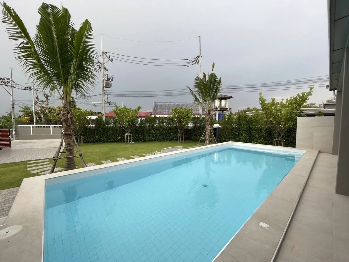 4 Bedroom Pool Villa For rent Near MabPrachan lake photo 16