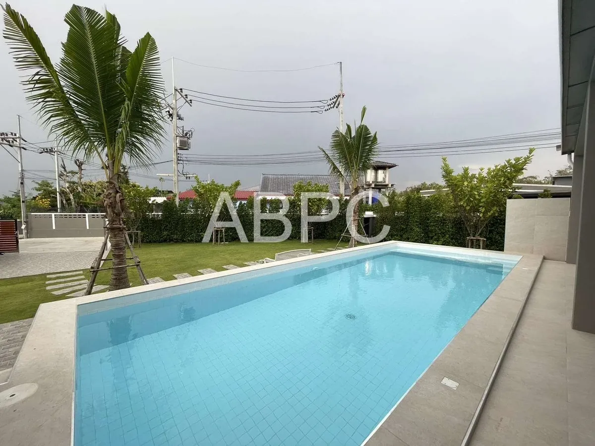 4 Bedroom Pool Villa For rent Near MabPrachan lake photo 4