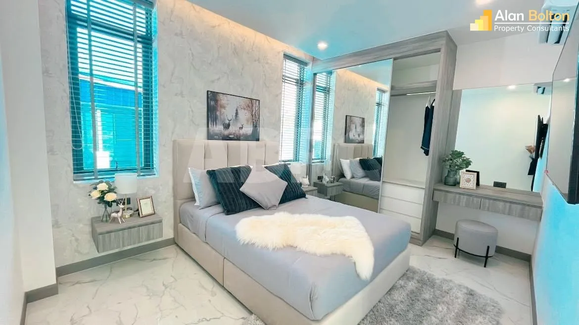 Brand New Modern 3 Bed 3 Bath Pool Villa in East Pattaya ABPC1071 photo 13