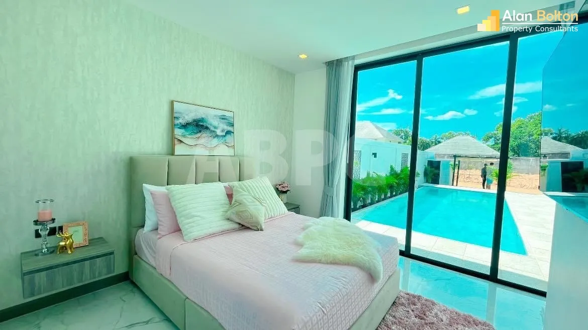 Brand New Modern 3 Bed 3 Bath Pool Villa in East Pattaya ABPC1071 photo 16