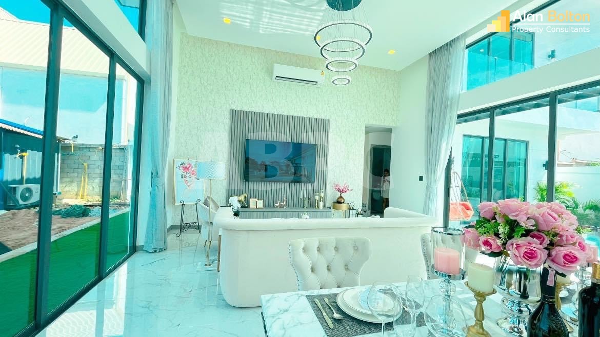 Brand New Modern 3 Bed 3 Bath Pool Villa in East Pattaya ABPC1071 photo 7