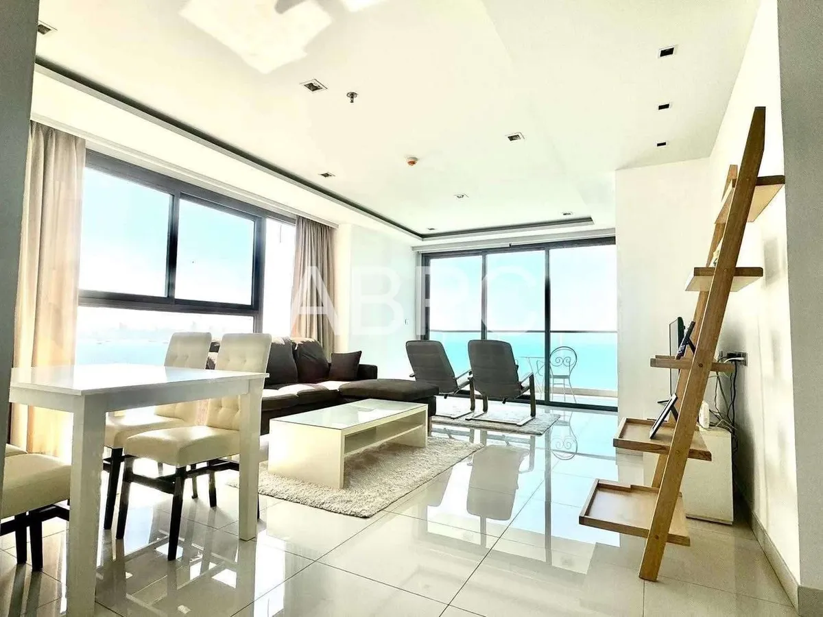 Beautiful Sea View 2 Bedrooms 2 Bathrooms Private Elevator in Wongamat Tower for Rent