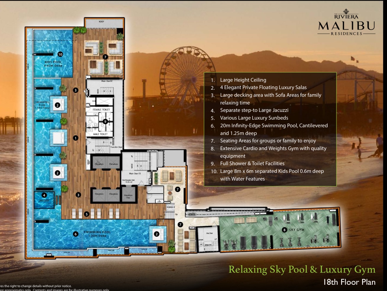 One bedroom condo for sale in Riviera Malibu photo 18